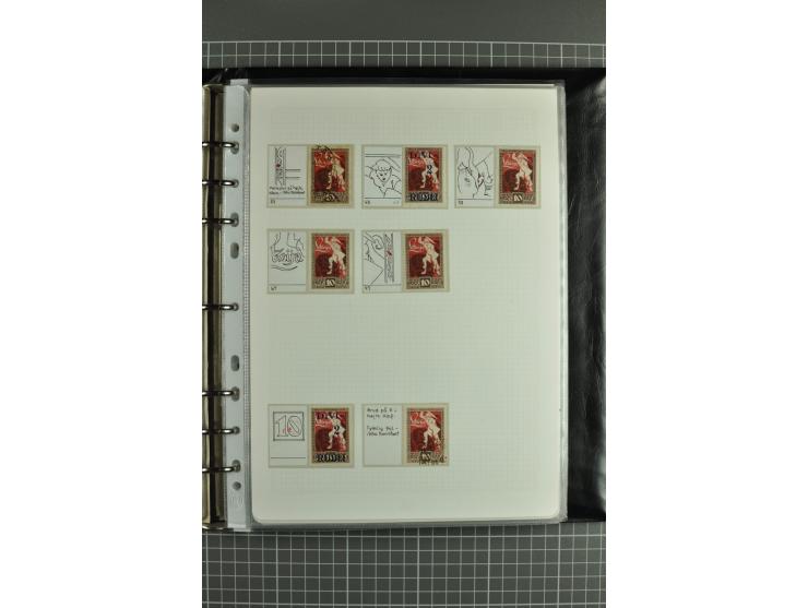 1918/2000, enorm umfangreiche ungebrauchte/postfrische und gestempelte Sammlung mit einer Vielzahl an guten Werten und Besond