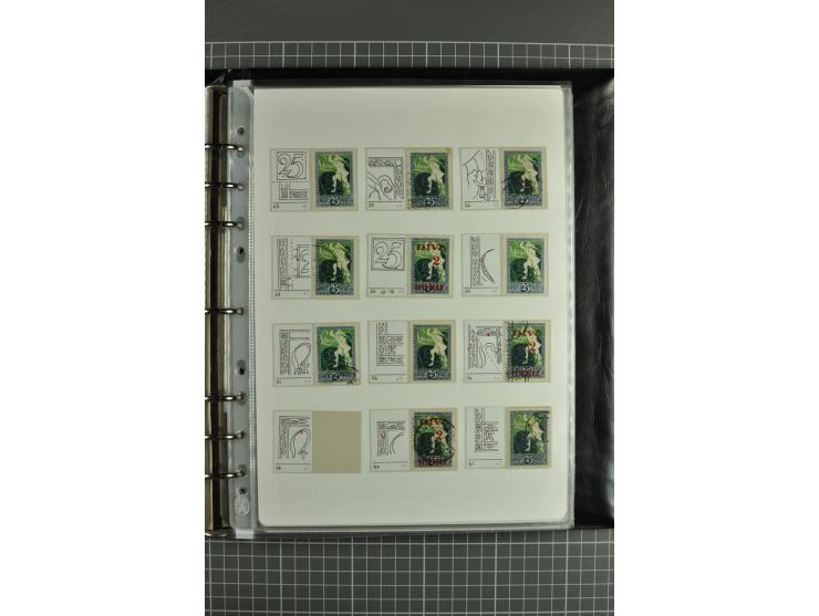 1918/2000, enorm umfangreiche ungebrauchte/postfrische und gestempelte Sammlung mit einer Vielzahl an guten Werten und Besond