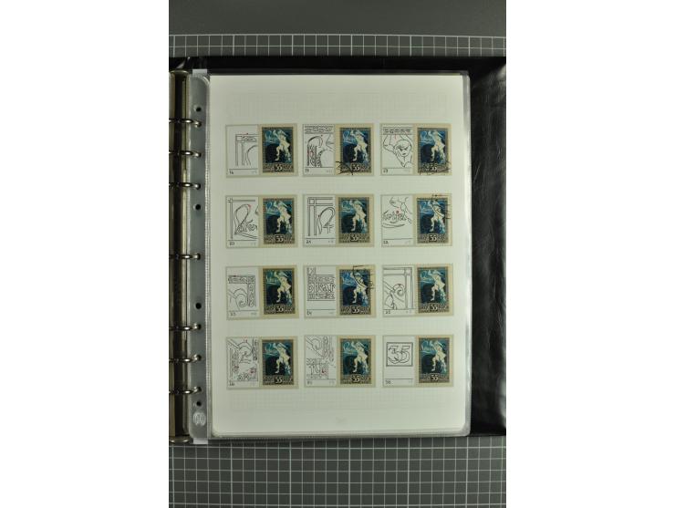 1918/2000, enorm umfangreiche ungebrauchte/postfrische und gestempelte Sammlung mit einer Vielzahl an guten Werten und Besond