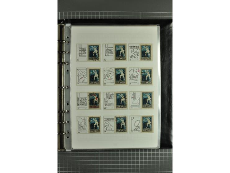 1918/2000, enorm umfangreiche ungebrauchte/postfrische und gestempelte Sammlung mit einer Vielzahl an guten Werten und Besond
