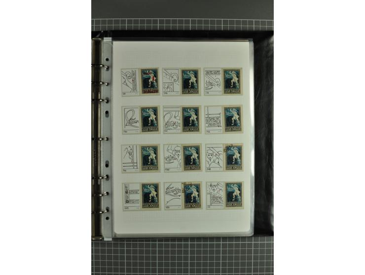 1918/2000, enorm umfangreiche ungebrauchte/postfrische und gestempelte Sammlung mit einer Vielzahl an guten Werten und Besond