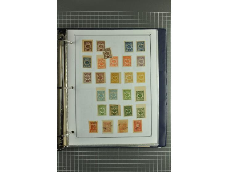 1918/2000, enorm umfangreiche ungebrauchte/postfrische und gestempelte Sammlung mit einer Vielzahl an guten Werten und Besond