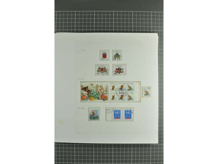 1918/2000, enorm umfangreiche ungebrauchte/postfrische und gestempelte Sammlung mit einer Vielzahl an guten Werten und Besond