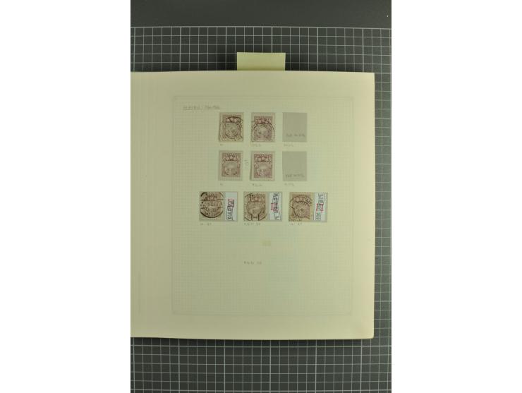 1918/2000, enorm umfangreiche ungebrauchte/postfrische und gestempelte Sammlung mit einer Vielzahl an guten Werten und Besond