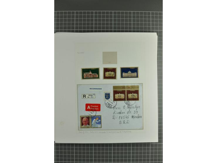 1918/2000, enorm umfangreiche ungebrauchte/postfrische und gestempelte Sammlung mit einer Vielzahl an guten Werten und Besond