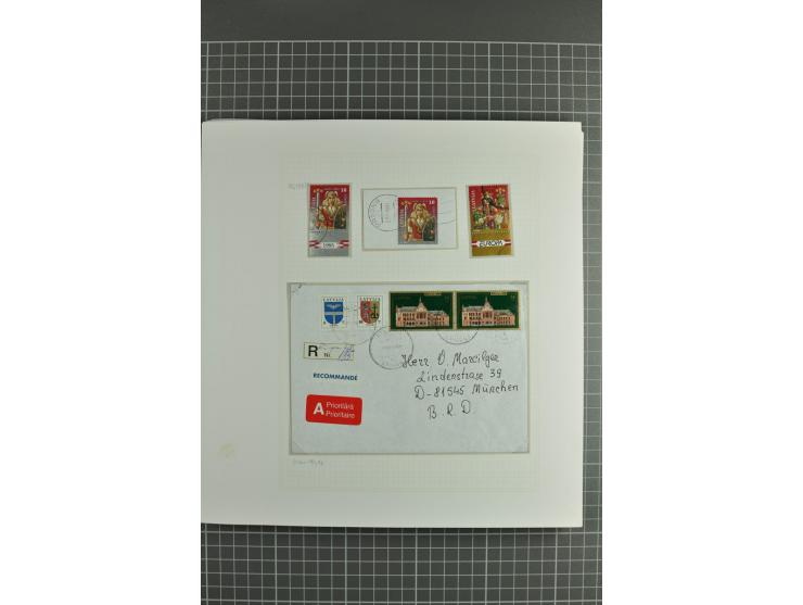 1918/2000, enorm umfangreiche ungebrauchte/postfrische und gestempelte Sammlung mit einer Vielzahl an guten Werten und Besond