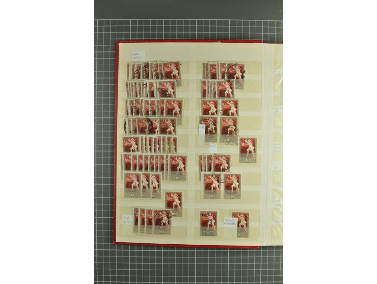 1918/2000, enorm umfangreiche ungebrauchte/postfrische und gestempelte Sammlung mit einer Vielzahl an guten Werten und Besond