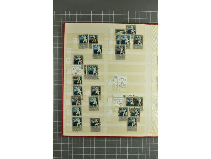 1918/2000, enorm umfangreiche ungebrauchte/postfrische und gestempelte Sammlung mit einer Vielzahl an guten Werten und Besond