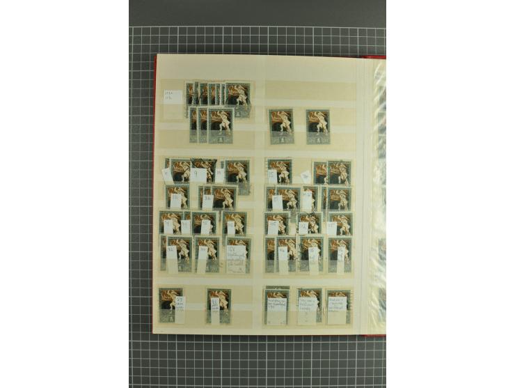 1918/2000, enorm umfangreiche ungebrauchte/postfrische und gestempelte Sammlung mit einer Vielzahl an guten Werten und Besond