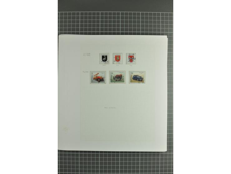1918/2000, enorm umfangreiche ungebrauchte/postfrische und gestempelte Sammlung mit einer Vielzahl an guten Werten und Besond