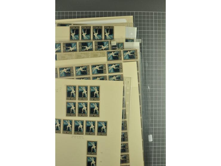 1918/2000, enorm umfangreiche ungebrauchte/postfrische und gestempelte Sammlung mit einer Vielzahl an guten Werten und Besond