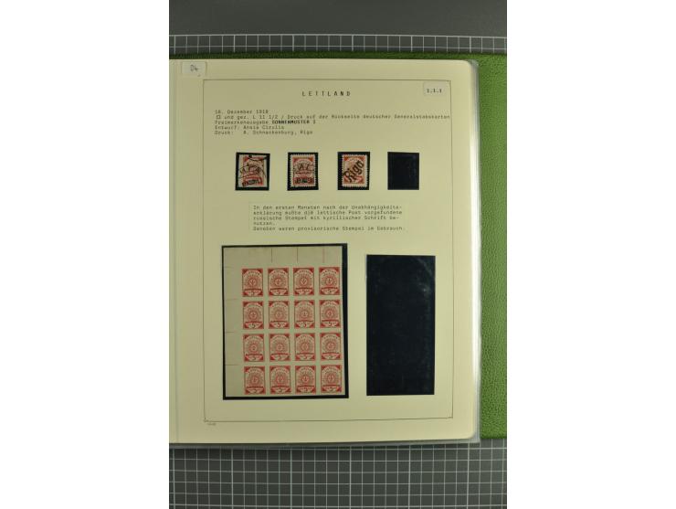 1918/2000, enorm umfangreiche ungebrauchte/postfrische und gestempelte Sammlung mit einer Vielzahl an guten Werten und Besond