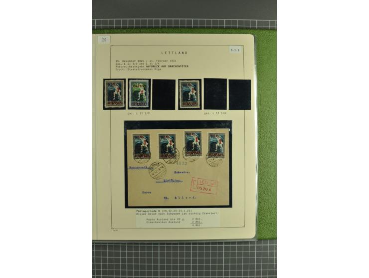 1918/2000, enorm umfangreiche ungebrauchte/postfrische und gestempelte Sammlung mit einer Vielzahl an guten Werten und Besond
