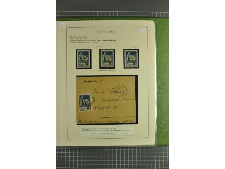 1918/2000, enorm umfangreiche ungebrauchte/postfrische und gestempelte Sammlung mit einer Vielzahl an guten Werten und Besond
