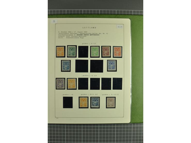 1918/2000, enorm umfangreiche ungebrauchte/postfrische und gestempelte Sammlung mit einer Vielzahl an guten Werten und Besond
