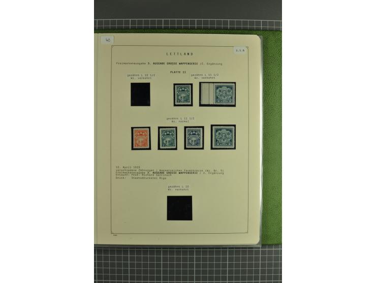 1918/2000, enorm umfangreiche ungebrauchte/postfrische und gestempelte Sammlung mit einer Vielzahl an guten Werten und Besond