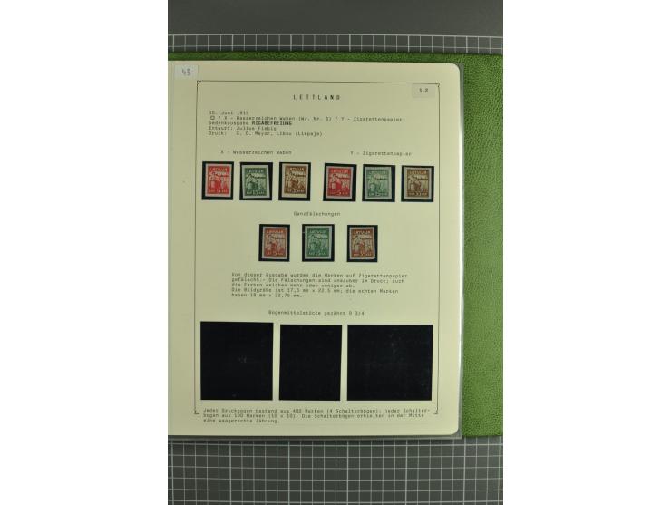 1918/2000, enorm umfangreiche ungebrauchte/postfrische und gestempelte Sammlung mit einer Vielzahl an guten Werten und Besond