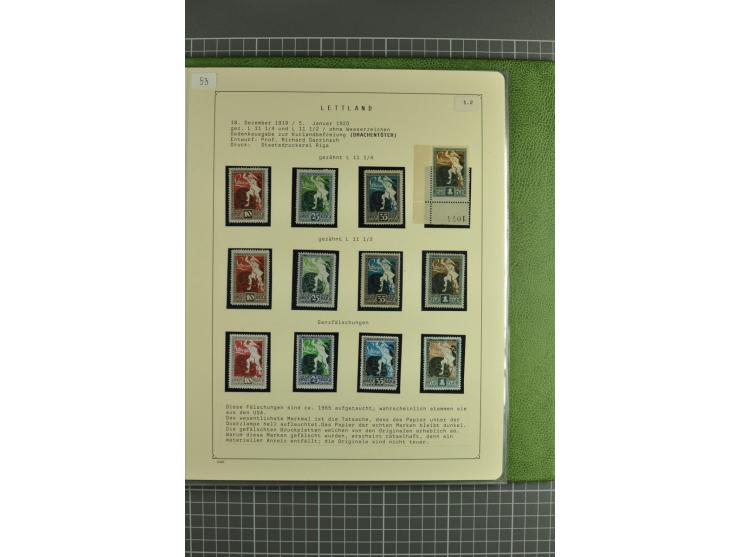 1918/2000, enorm umfangreiche ungebrauchte/postfrische und gestempelte Sammlung mit einer Vielzahl an guten Werten und Besond