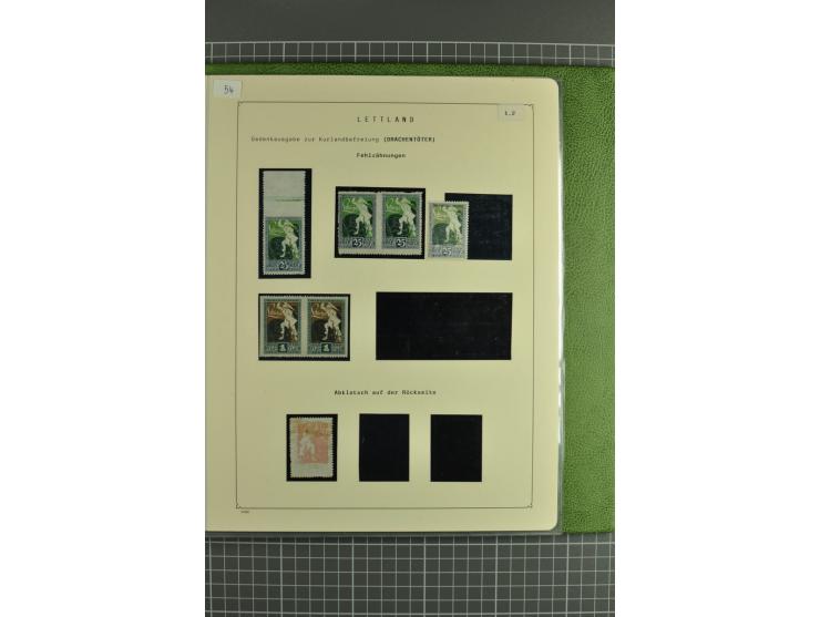 1918/2000, enorm umfangreiche ungebrauchte/postfrische und gestempelte Sammlung mit einer Vielzahl an guten Werten und Besond