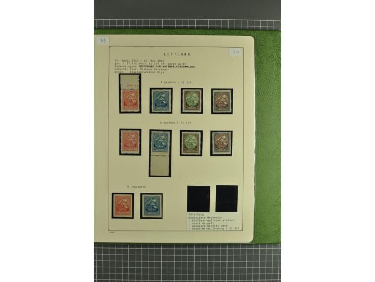 1918/2000, enorm umfangreiche ungebrauchte/postfrische und gestempelte Sammlung mit einer Vielzahl an guten Werten und Besond