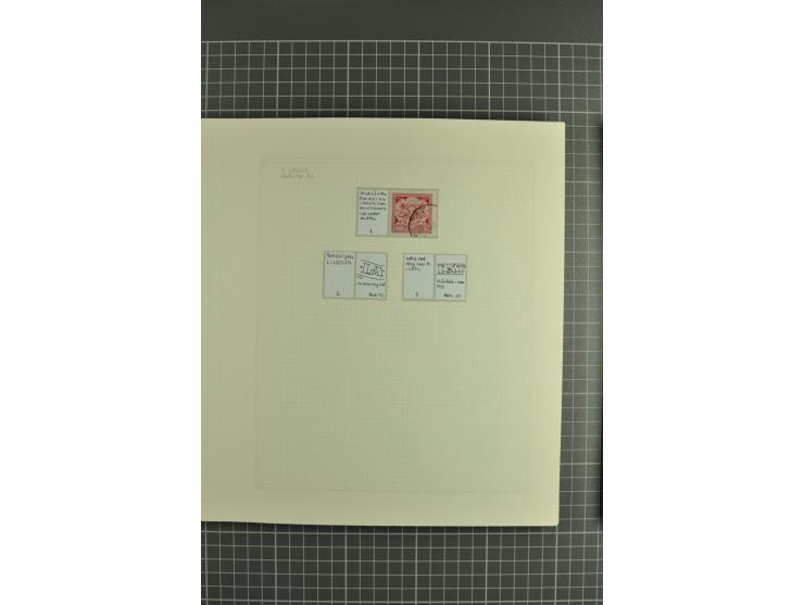 1918/2000, enorm umfangreiche ungebrauchte/postfrische und gestempelte Sammlung mit einer Vielzahl an guten Werten und Besond