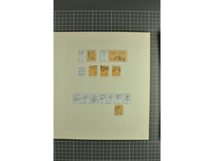 1918/2000, enorm umfangreiche ungebrauchte/postfrische und gestempelte Sammlung mit einer Vielzahl an guten Werten und Besond