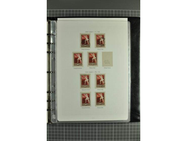 1918/2000, enorm umfangreiche ungebrauchte/postfrische und gestempelte Sammlung mit einer Vielzahl an guten Werten und Besond