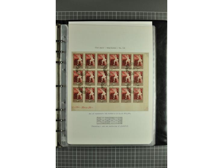 1918/2000, enorm umfangreiche ungebrauchte/postfrische und gestempelte Sammlung mit einer Vielzahl an guten Werten und Besond