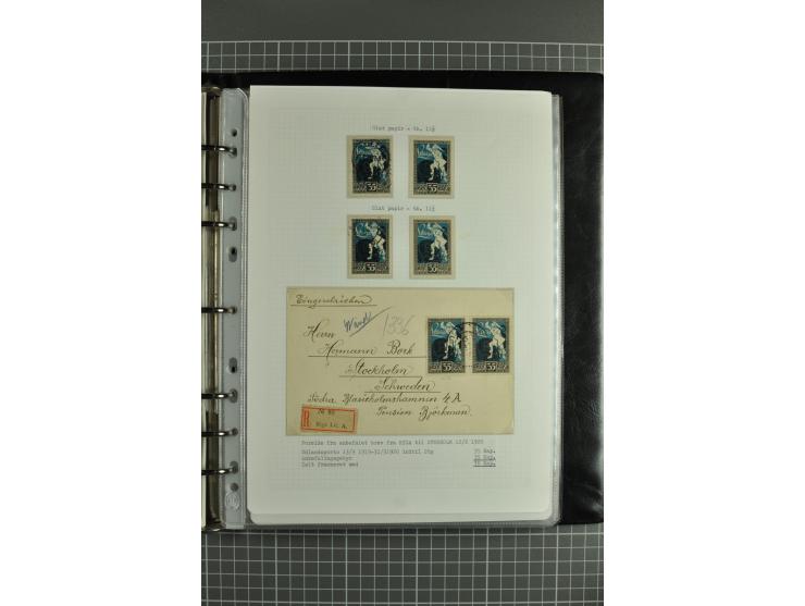 1918/2000, enorm umfangreiche ungebrauchte/postfrische und gestempelte Sammlung mit einer Vielzahl an guten Werten und Besond