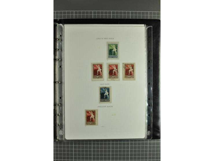 1918/2000, enorm umfangreiche ungebrauchte/postfrische und gestempelte Sammlung mit einer Vielzahl an guten Werten und Besond