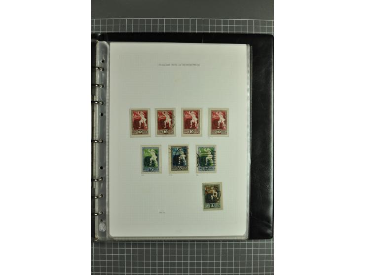 1918/2000, enorm umfangreiche ungebrauchte/postfrische und gestempelte Sammlung mit einer Vielzahl an guten Werten und Besond