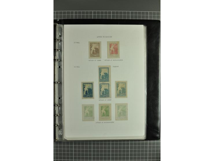 1918/2000, enorm umfangreiche ungebrauchte/postfrische und gestempelte Sammlung mit einer Vielzahl an guten Werten und Besond