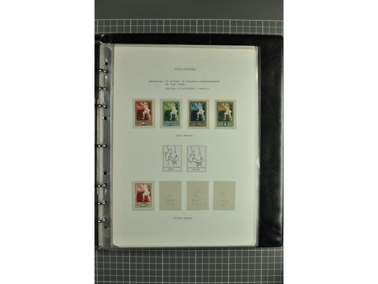 1918/2000, enorm umfangreiche ungebrauchte/postfrische und gestempelte Sammlung mit einer Vielzahl an guten Werten und Besond
