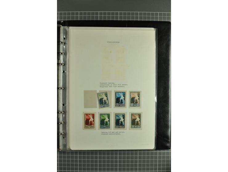 1918/2000, enorm umfangreiche ungebrauchte/postfrische und gestempelte Sammlung mit einer Vielzahl an guten Werten und Besond