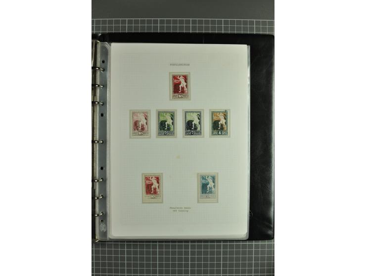1918/2000, enorm umfangreiche ungebrauchte/postfrische und gestempelte Sammlung mit einer Vielzahl an guten Werten und Besond
