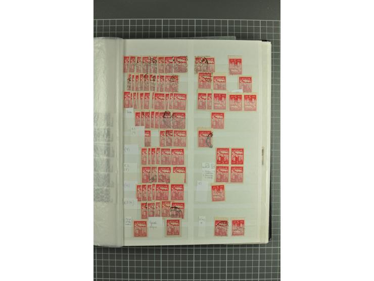 1918/2000, enorm umfangreiche ungebrauchte/postfrische und gestempelte Sammlung mit einer Vielzahl an guten Werten und Besond