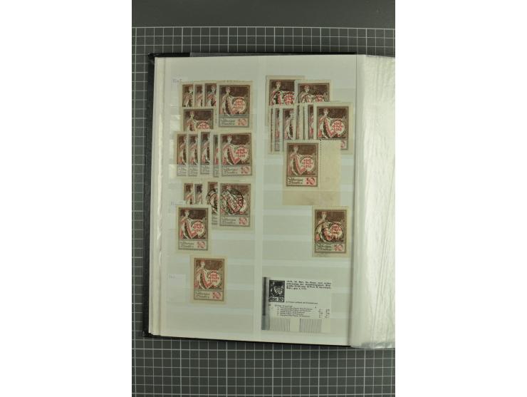 1918/2000, enorm umfangreiche ungebrauchte/postfrische und gestempelte Sammlung mit einer Vielzahl an guten Werten und Besond