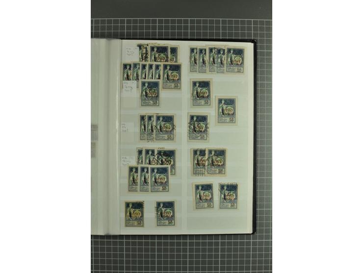 1918/2000, enorm umfangreiche ungebrauchte/postfrische und gestempelte Sammlung mit einer Vielzahl an guten Werten und Besond