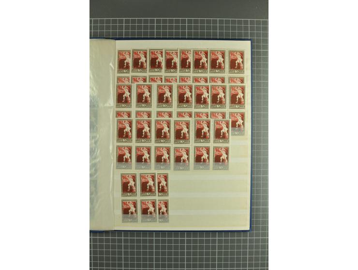 1918/2000, enorm umfangreiche ungebrauchte/postfrische und gestempelte Sammlung mit einer Vielzahl an guten Werten und Besond