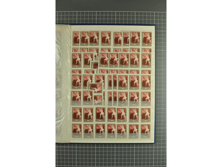 1918/2000, enorm umfangreiche ungebrauchte/postfrische und gestempelte Sammlung mit einer Vielzahl an guten Werten und Besond