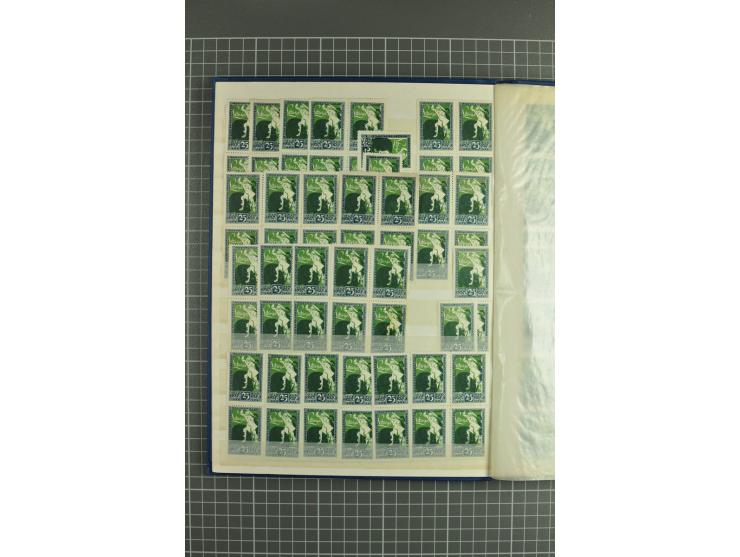 1918/2000, enorm umfangreiche ungebrauchte/postfrische und gestempelte Sammlung mit einer Vielzahl an guten Werten und Besond