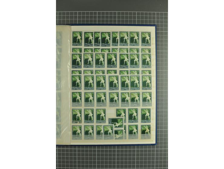 1918/2000, enorm umfangreiche ungebrauchte/postfrische und gestempelte Sammlung mit einer Vielzahl an guten Werten und Besond
