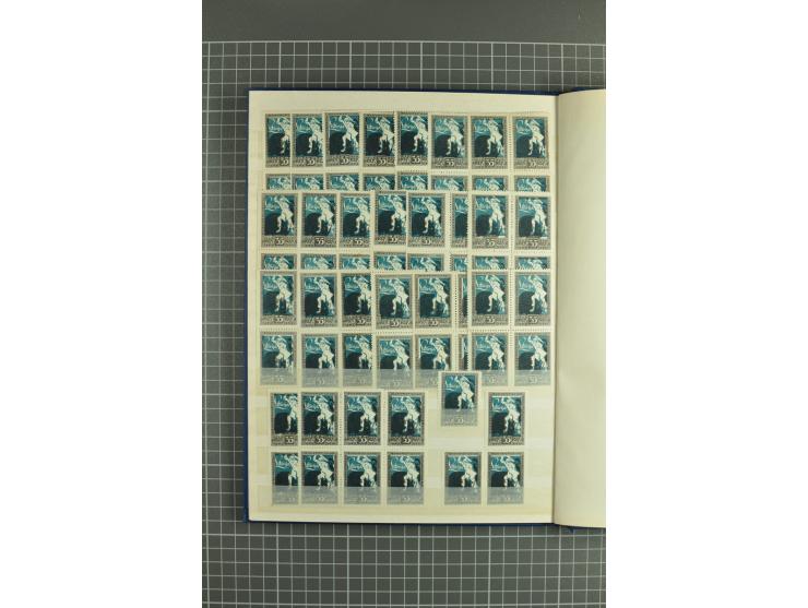 1918/2000, enorm umfangreiche ungebrauchte/postfrische und gestempelte Sammlung mit einer Vielzahl an guten Werten und Besond