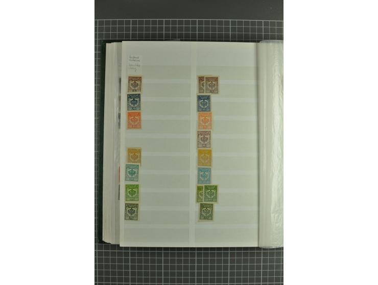 1918/2000, enorm umfangreiche ungebrauchte/postfrische und gestempelte Sammlung mit einer Vielzahl an guten Werten und Besond