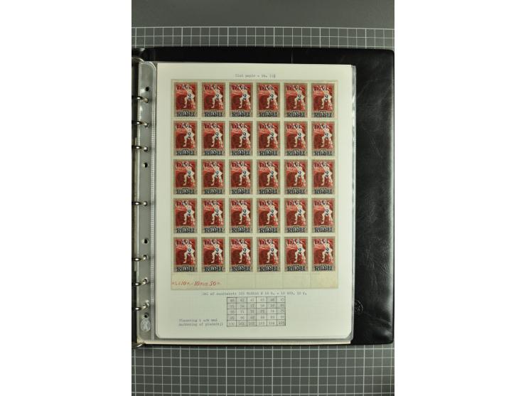 1918/2000, enorm umfangreiche ungebrauchte/postfrische und gestempelte Sammlung mit einer Vielzahl an guten Werten und Besond