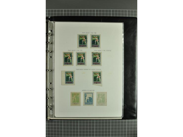 1918/2000, enorm umfangreiche ungebrauchte/postfrische und gestempelte Sammlung mit einer Vielzahl an guten Werten und Besond