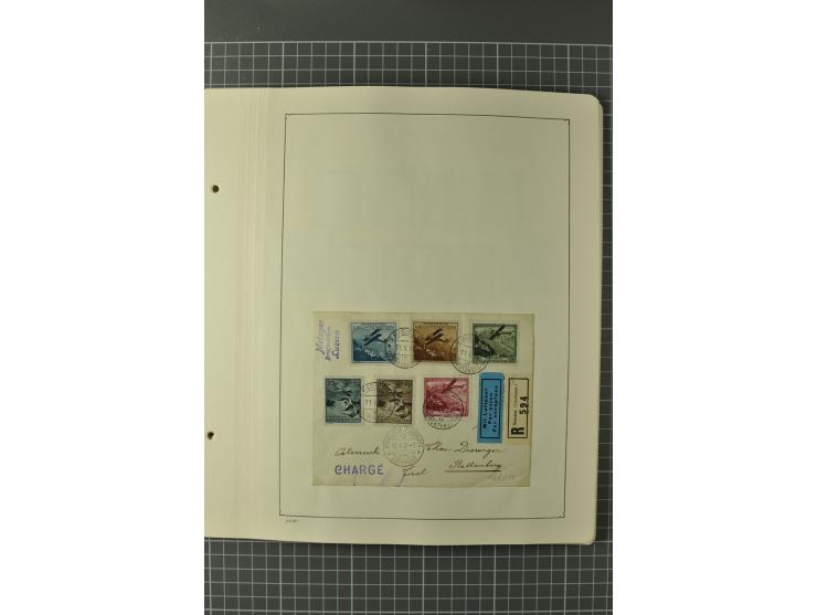 1912/62, postfrische, ungebrauchte und gestempelte Sammlung, dabei u.a. Block 1, alle Zeppeline lose und auf Belegen, CEPT 19