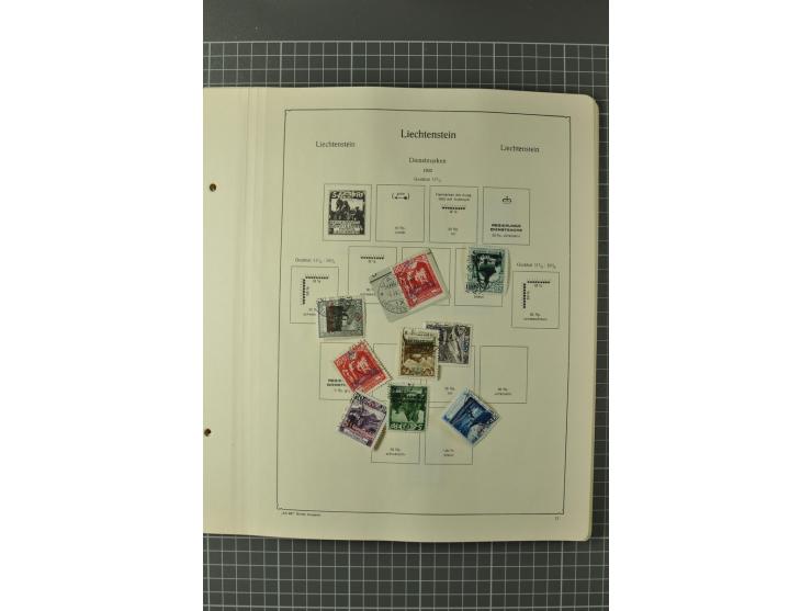 1912/62, postfrische, ungebrauchte und gestempelte Sammlung, dabei u.a. Block 1, alle Zeppeline lose und auf Belegen, CEPT 19