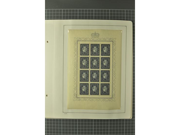 1912/62, postfrische, ungebrauchte und gestempelte Sammlung, dabei u.a. Block 1, alle Zeppeline lose und auf Belegen, CEPT 19