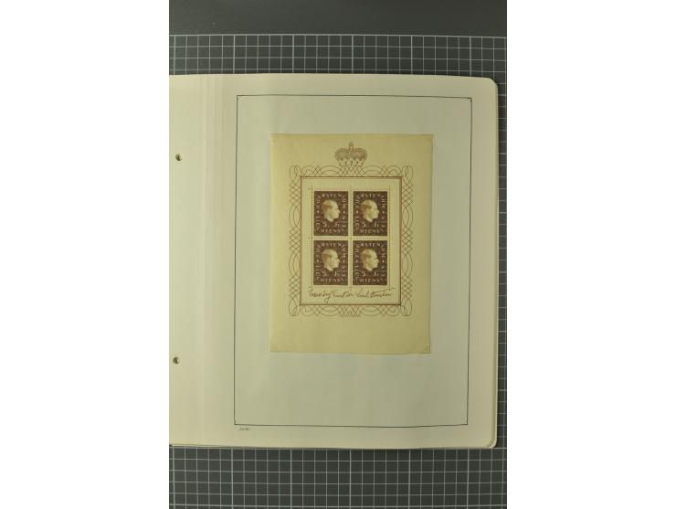 1912/62, postfrische, ungebrauchte und gestempelte Sammlung, dabei u.a. Block 1, alle Zeppeline lose und auf Belegen, CEPT 19